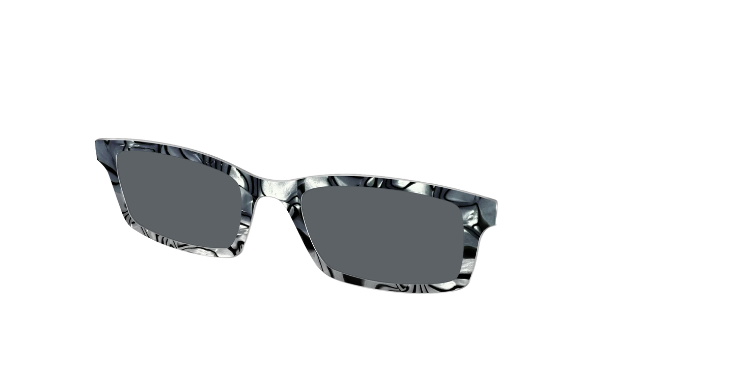 The Polarized Zebra Pearl Split Sun Top