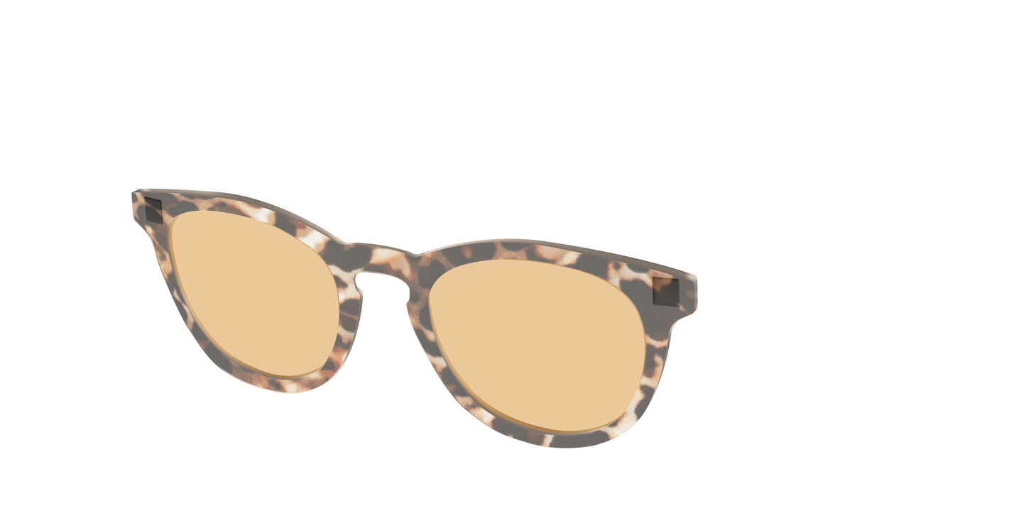 The Neutral Tort Crystal With Umber Brown Lens