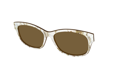 The Polarized Ivory Sand Pearl Shell Sun Top