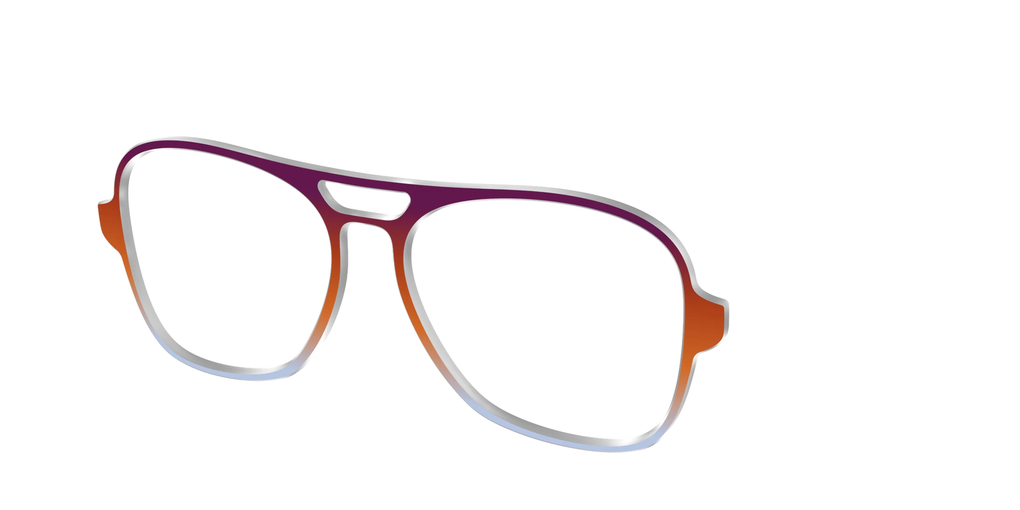 The Raspberry to Periwinkle Gradient