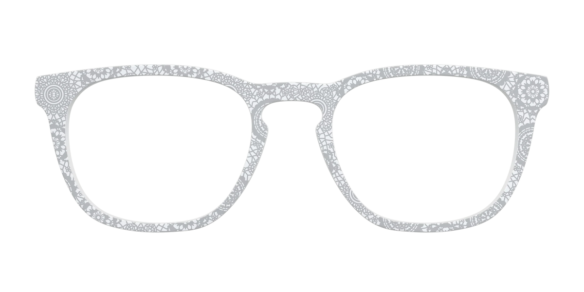 The Pale Gray Medallion Lace
