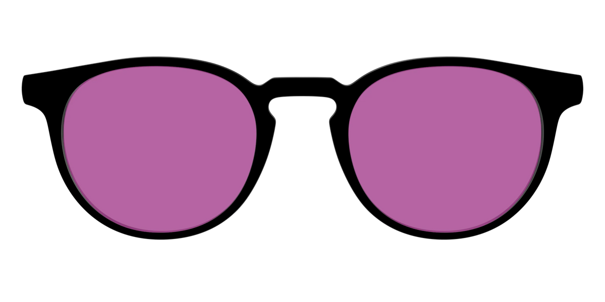 The Black with Violet Golf Lens