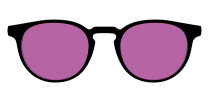 The Black with Violet Golf Lens