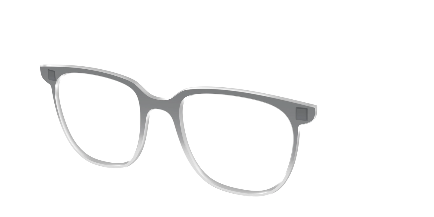 The Charcoal to Light Gray Gradient Crystal