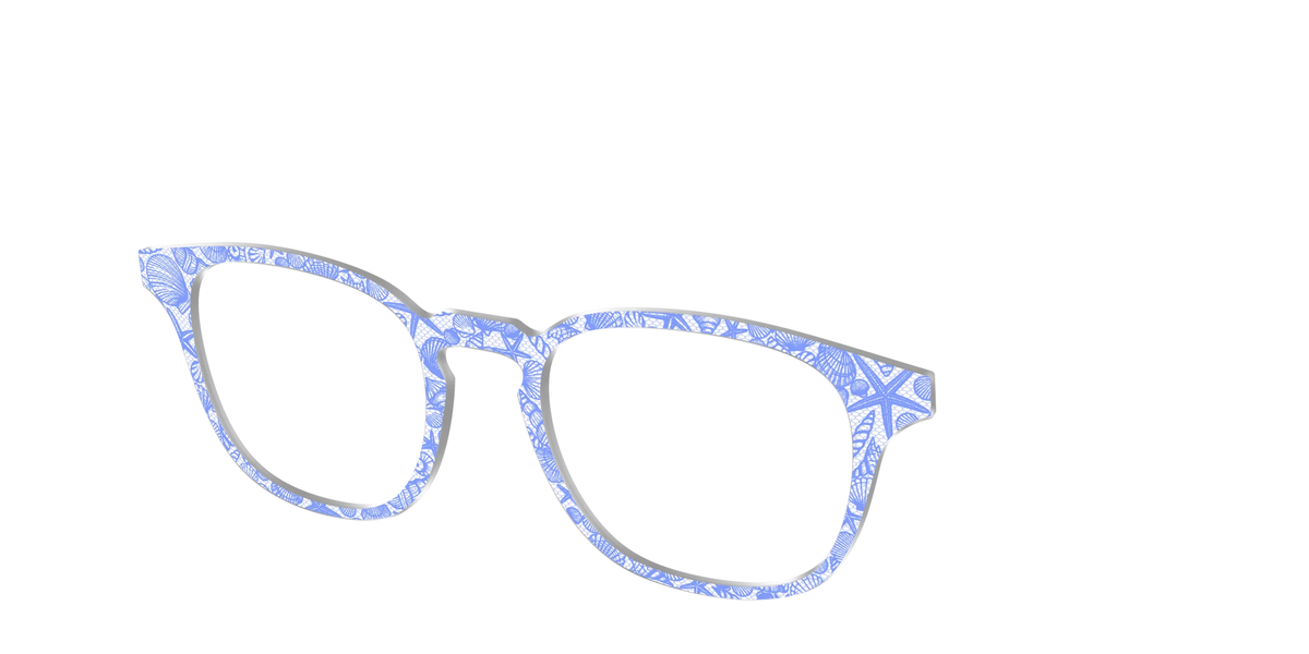 The Reef Blue Shell Lace