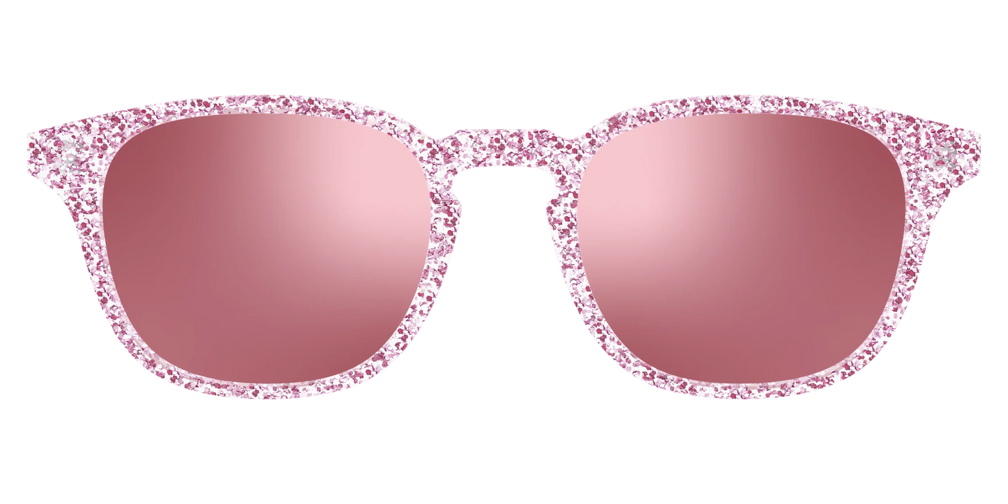 The Polarized Rose Gold Sparkle Sun Top