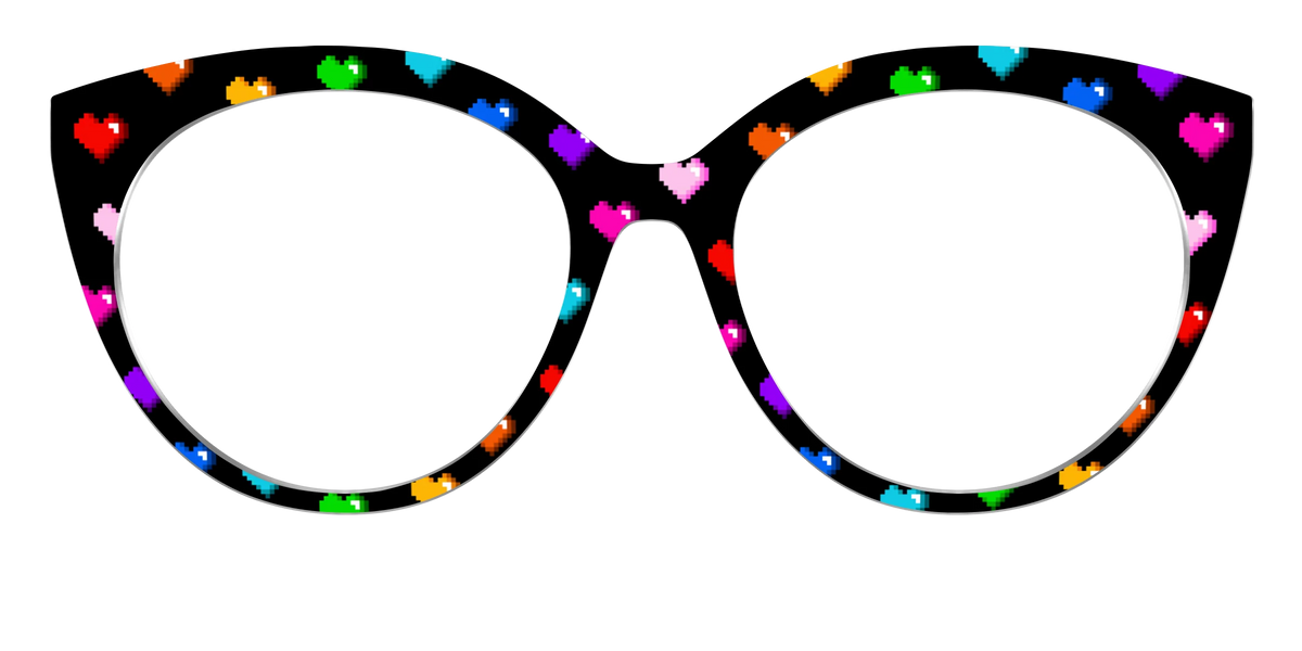 The 8-Bit Rainbow Hearts