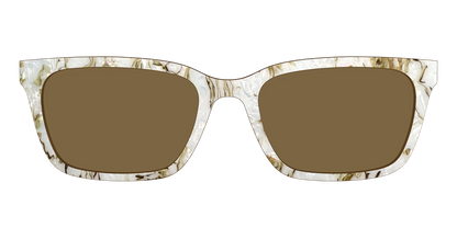 The Polarized Ivory Sand Pearl Shell Sun Top