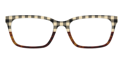 The Ivory Plaid Wood Split