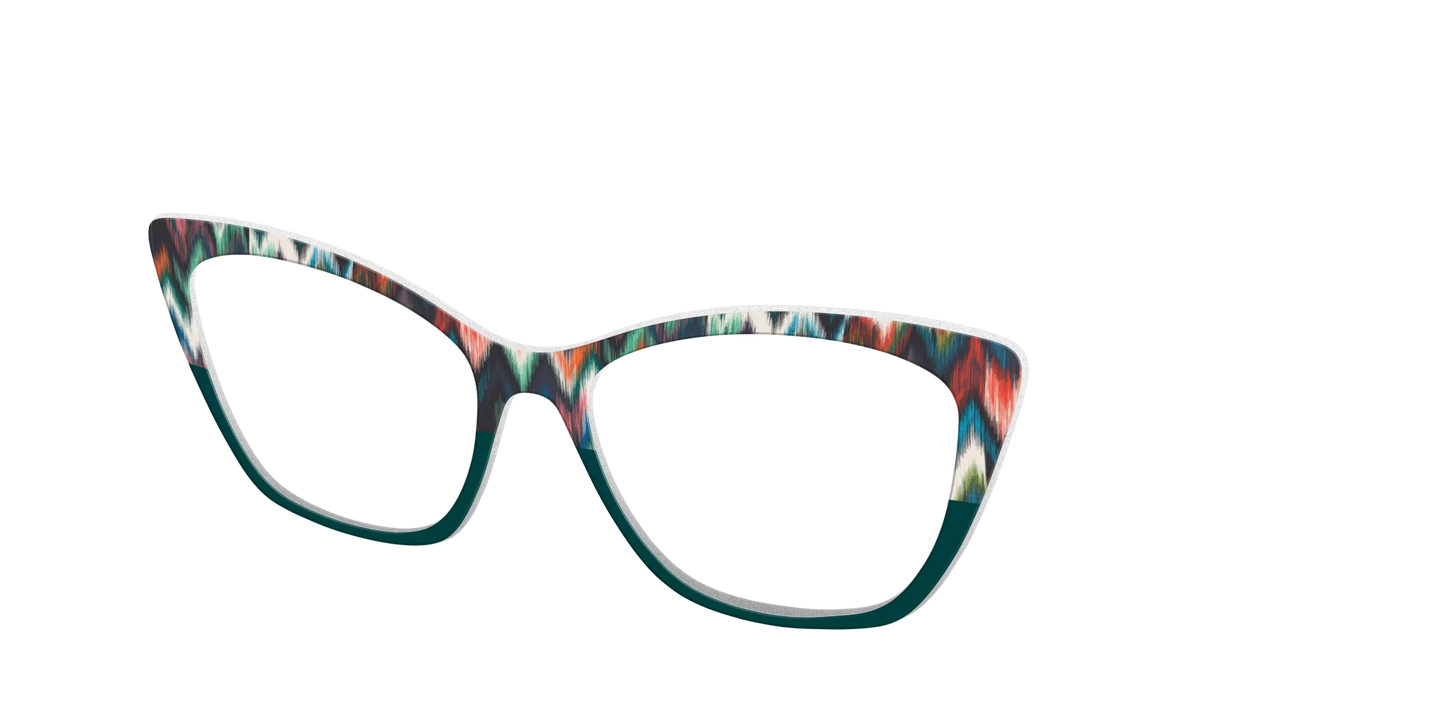 The Teal Ikat Split