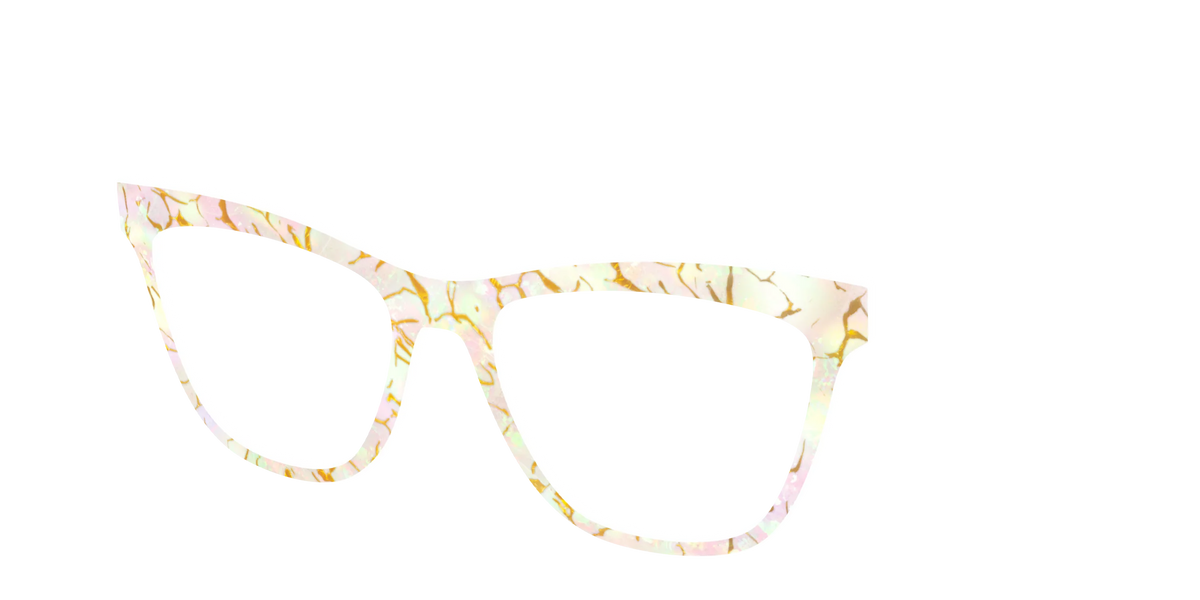 The Opalescent Pearl with Gold Streaks