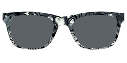 The Polarized Zebra Pearl Split Sun Top