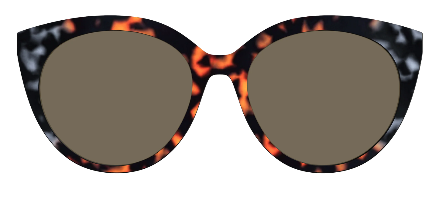 The Polarized Gray & Amber Tortoise Sun Top