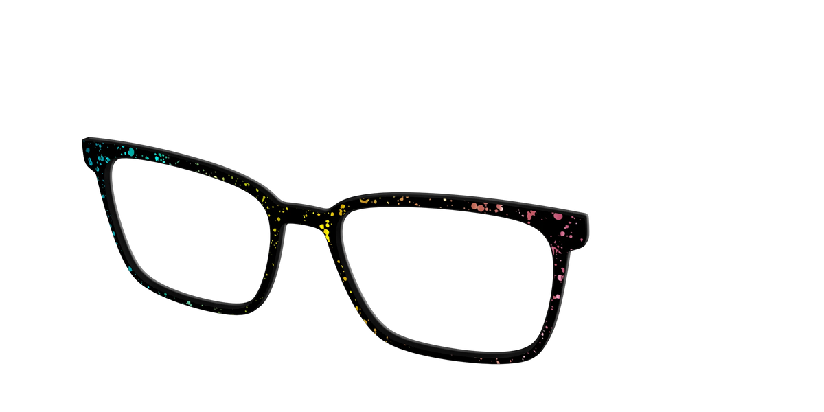 The Rainbow Foil Splatter