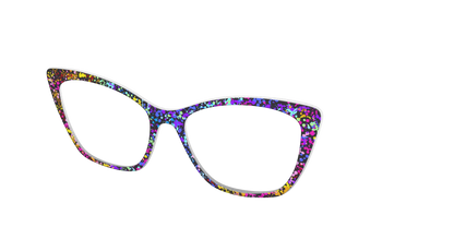 The Rainbow Splatter Black