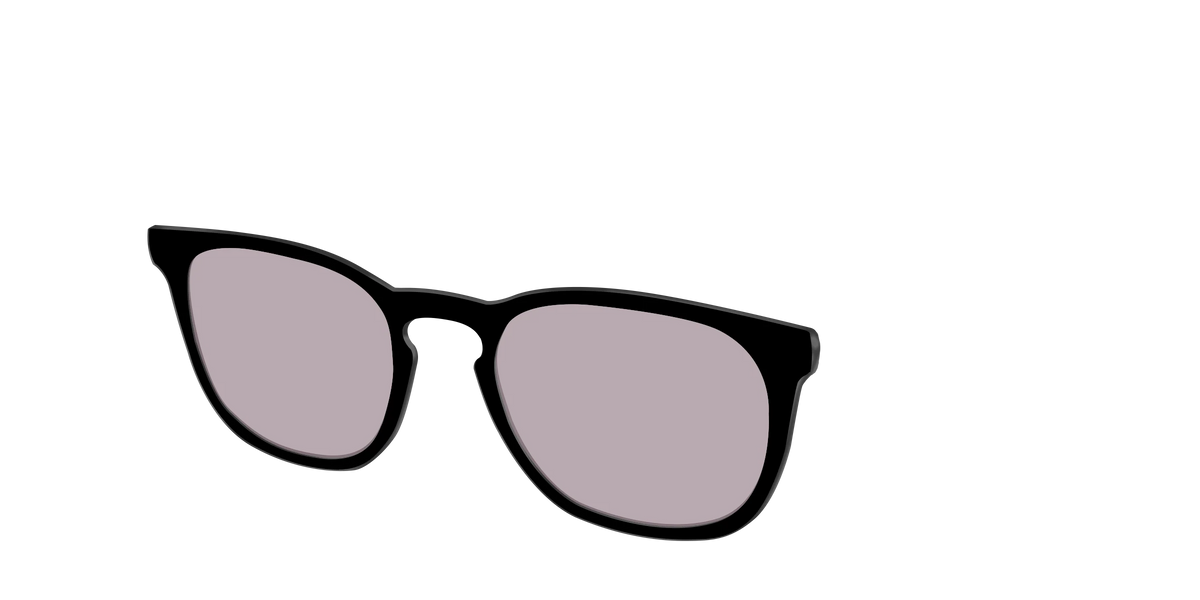 The Black with Gray Gaming Lens