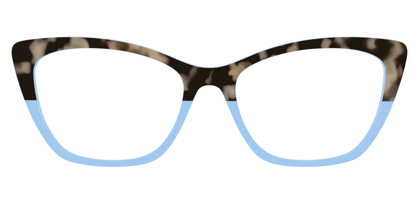 The Denim Tortoise Crystal Split
