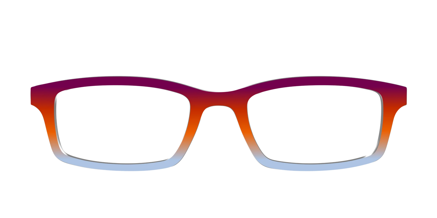 The Raspberry to Periwinkle Gradient