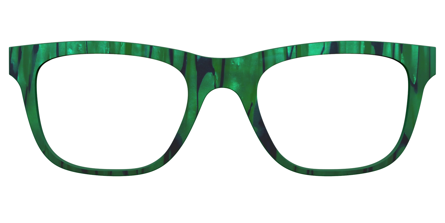 The Emerald Moire Stripes