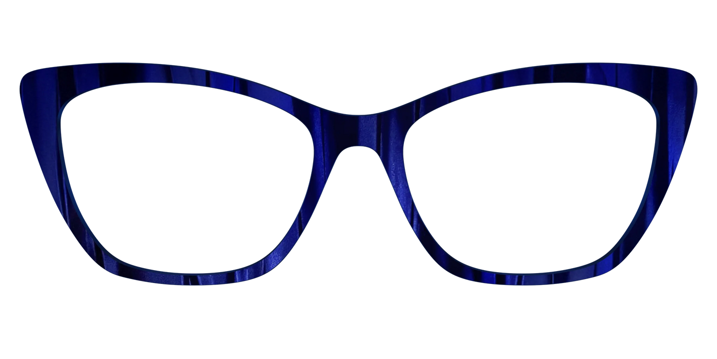 The Indigo Moire Stripes