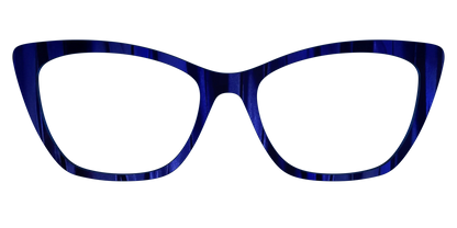 The Indigo Moire Stripes