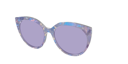 The Lavender Pearl Tort With Celestial Purple Lens