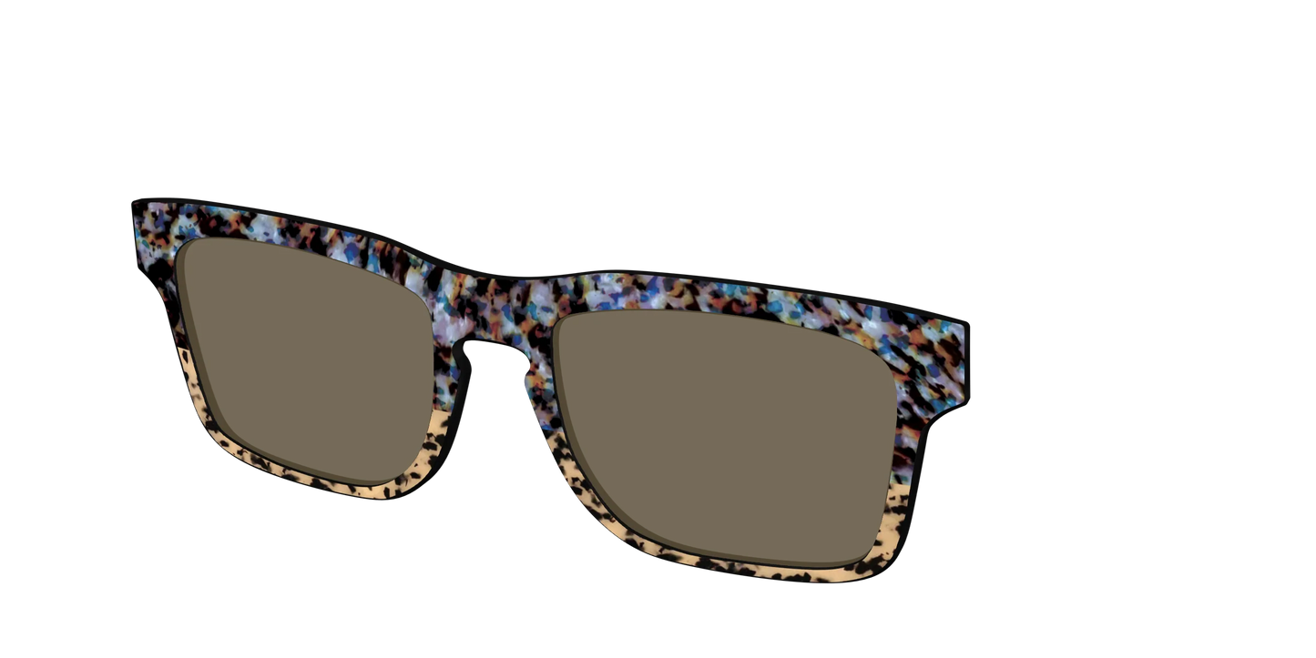 The Polarized Oasis Tortoise Split Sun Top