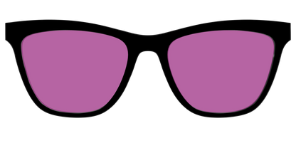 The Black with Violet Golf Lens