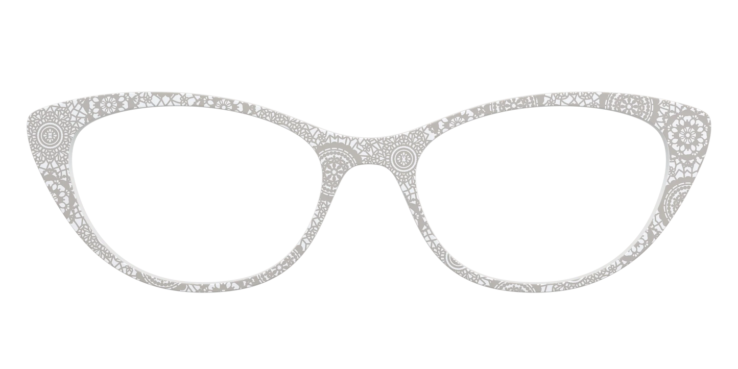 The Taupe Medallion Lace