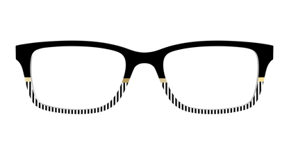 The Chic Stripes Crystal with Gold Foil
