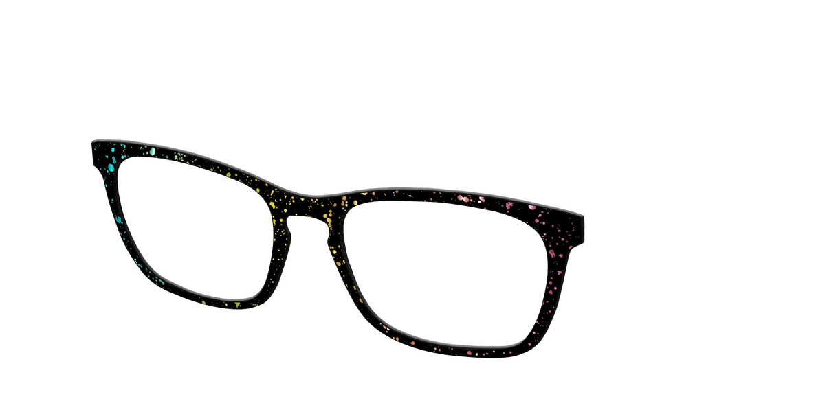 The Rainbow Foil Splatter