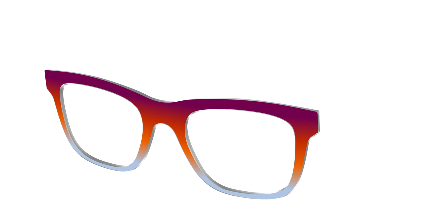 The Raspberry to Periwinkle Gradient