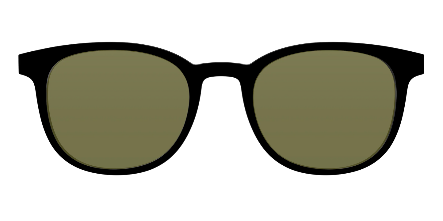 The Black with Green Racquet Sport Lens