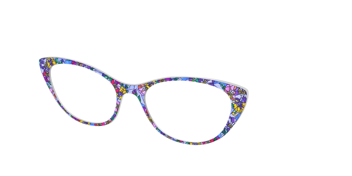The Pansy Stained Glass