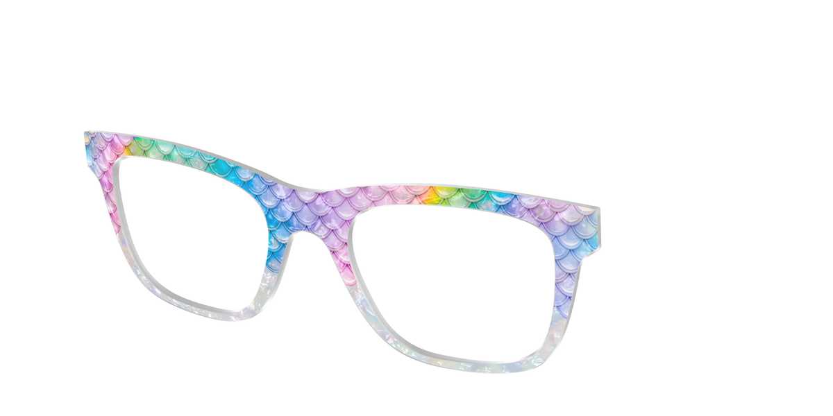 The Rainbow Pearl Scales Crystal