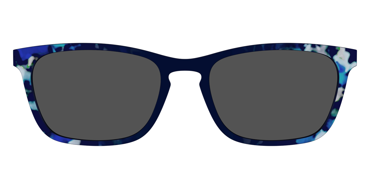 The Polarized Indigo Tortoise Sun Top