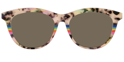 The Polarized Prism Split Tortoise Sun Top