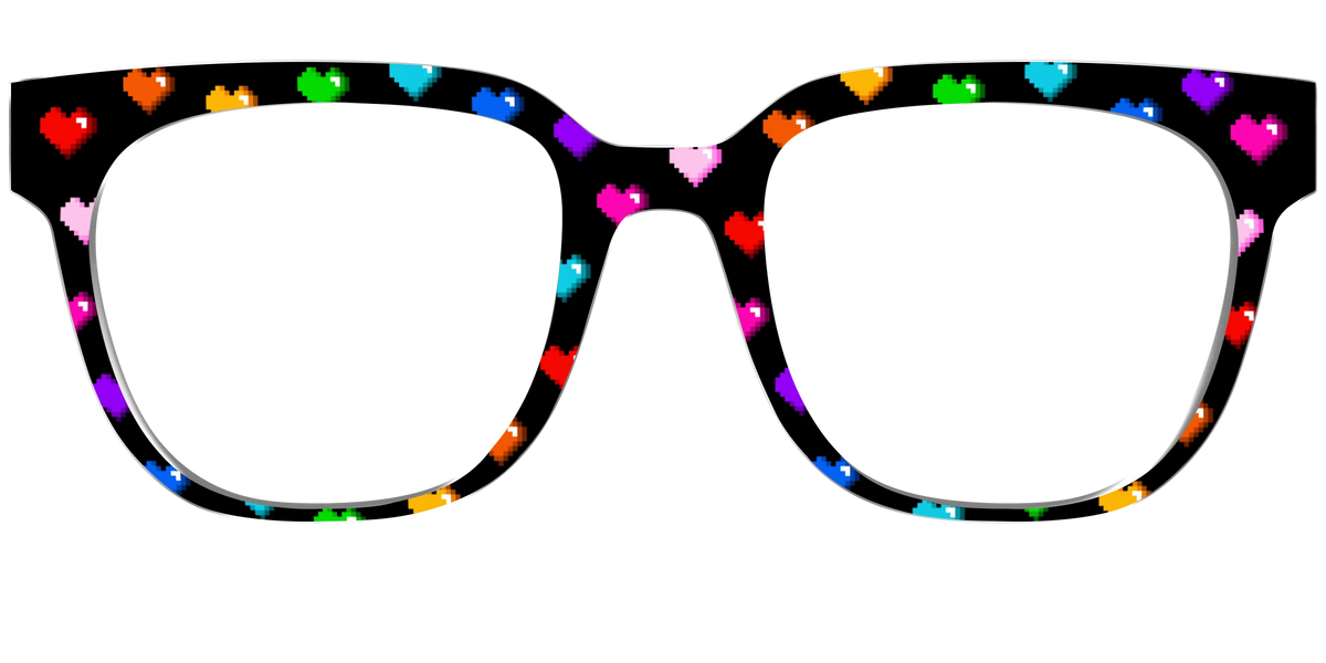 The 8-Bit Rainbow Hearts