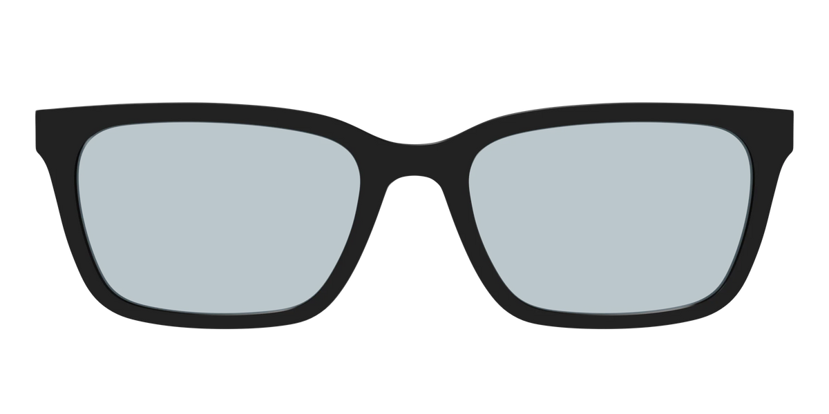 The Black With Slate Blue Lens