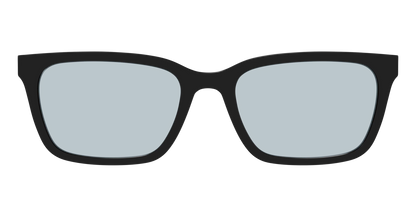 The Black With Slate Blue Lens