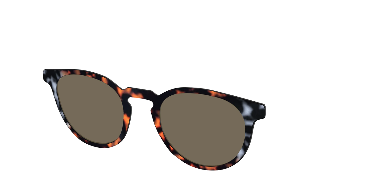 The Polarized Gray & Amber Tortoise Sun Top