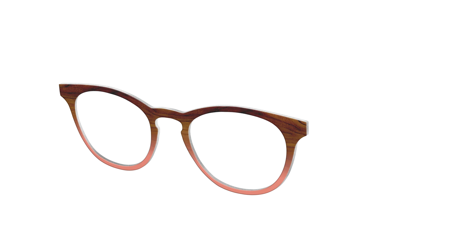 The Woodgrain to Peach Gradient