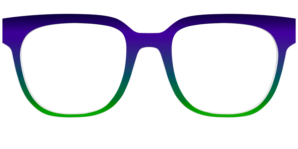 The Ultra Violet to Bright Green Gradient