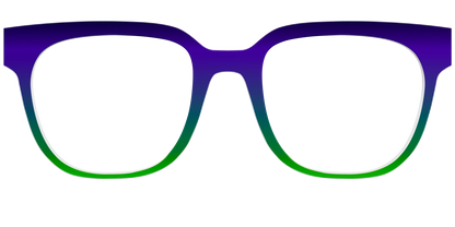 The Ultra Violet to Bright Green Gradient