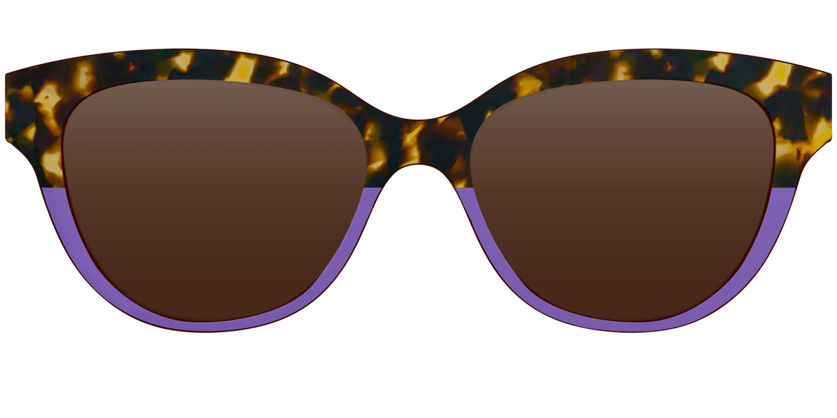The Polarized Lavender Tortoise Split Sun Top
