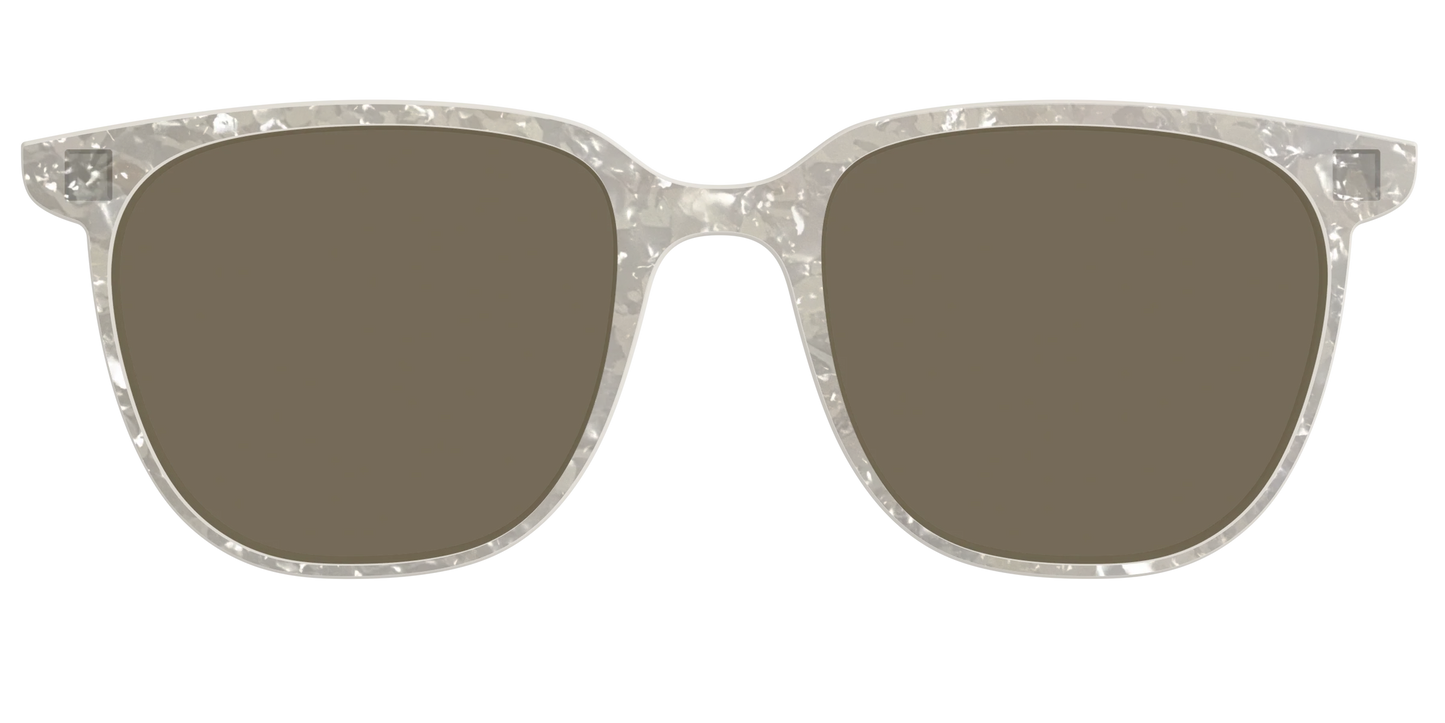 The Polarized White Quartz Pearl Sun Top