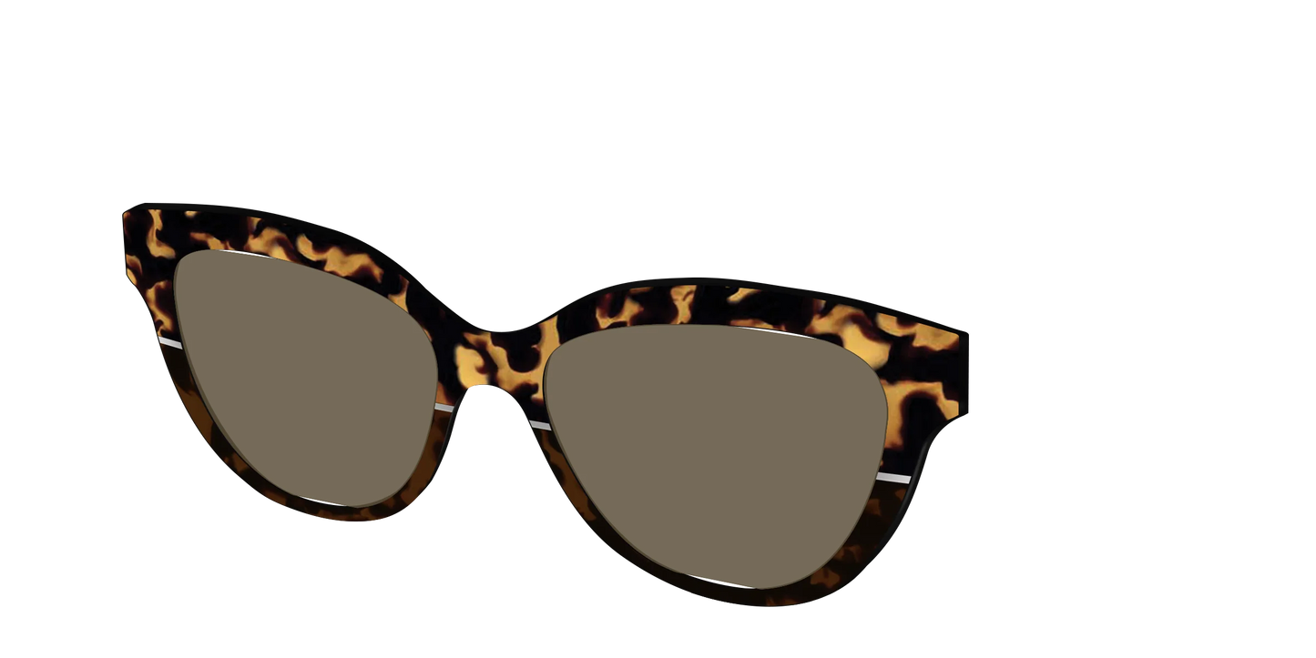 The Polarized Chic Tortoise Split Sun Top