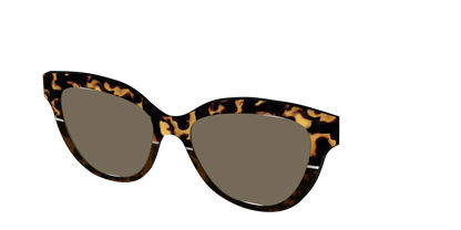 The Polarized Chic Tortoise Split Sun Top