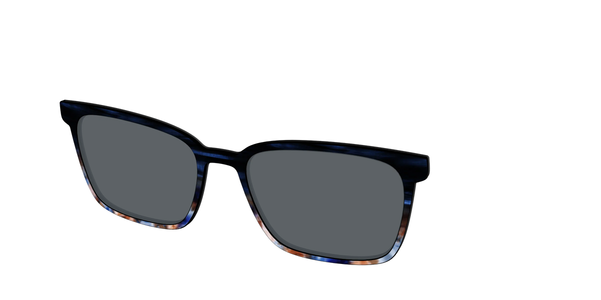 The Polarized Blue Horn Tortoise Sun Top