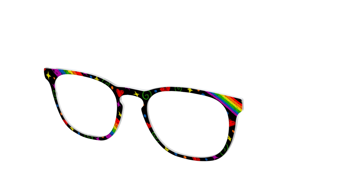 The Rainbow Chalk Doodles